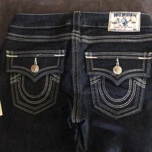 NWT True Religion Natural Bootcut Jeans. Size 25